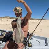...e i calamari - sottolinea il napoletano -: ne ho preso uno di un chilo nello splendido scenario di Ningaloo, barriera corallina della zona di Exmouth�